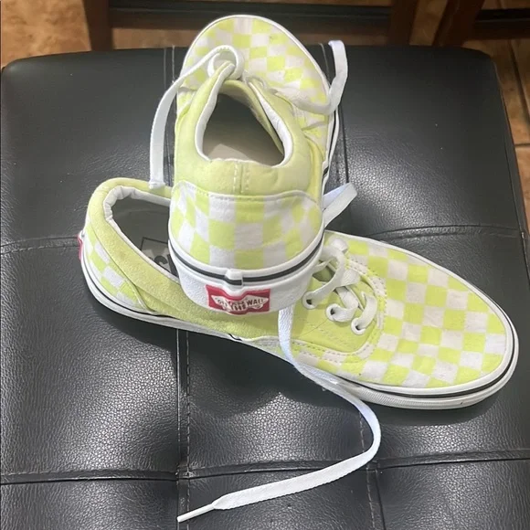 Vans Lemon Checkered Lace-Up Sneakers - Picture 2 of 4